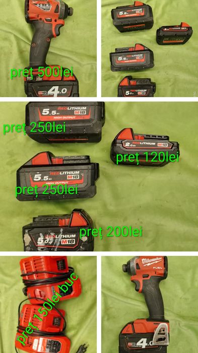 Scule dewalt Milwaukee hilti makita