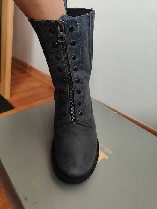 Ghete piele ,Noi, imblanite m 36