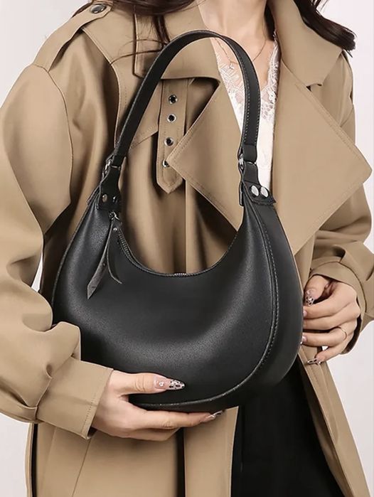 Сумка черная через плечо