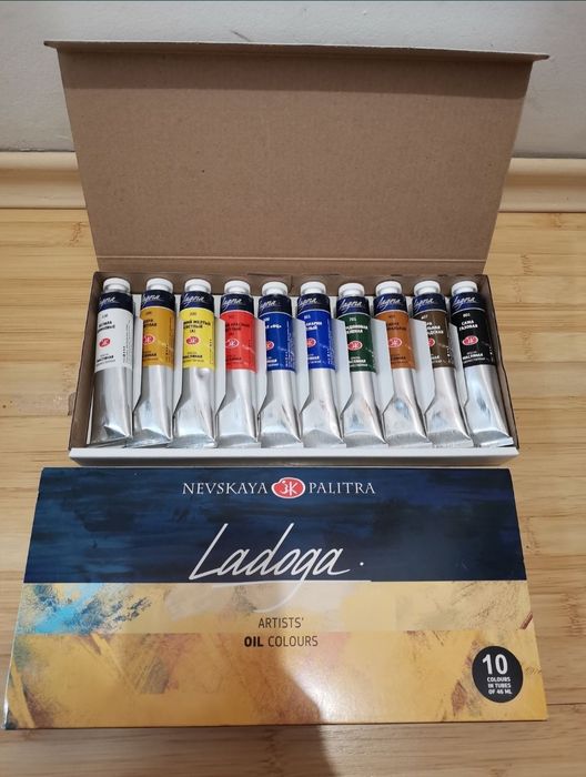 Culori de ulei rusești "Ladoga"