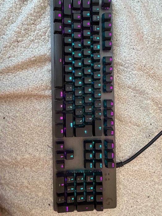 Logitech G512 Carbon RGB механична клавиатура – GX Brown