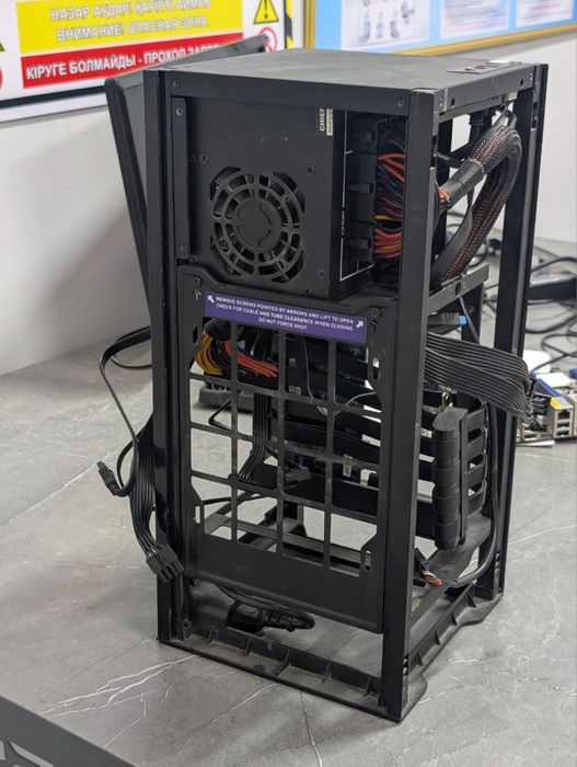 NZXT H1+chieftec 550W80 plus gold