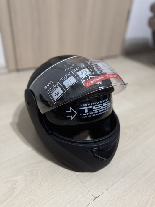 Casca Moto / Scuter cu Viziera si ochelari marimea S M L XL flip up