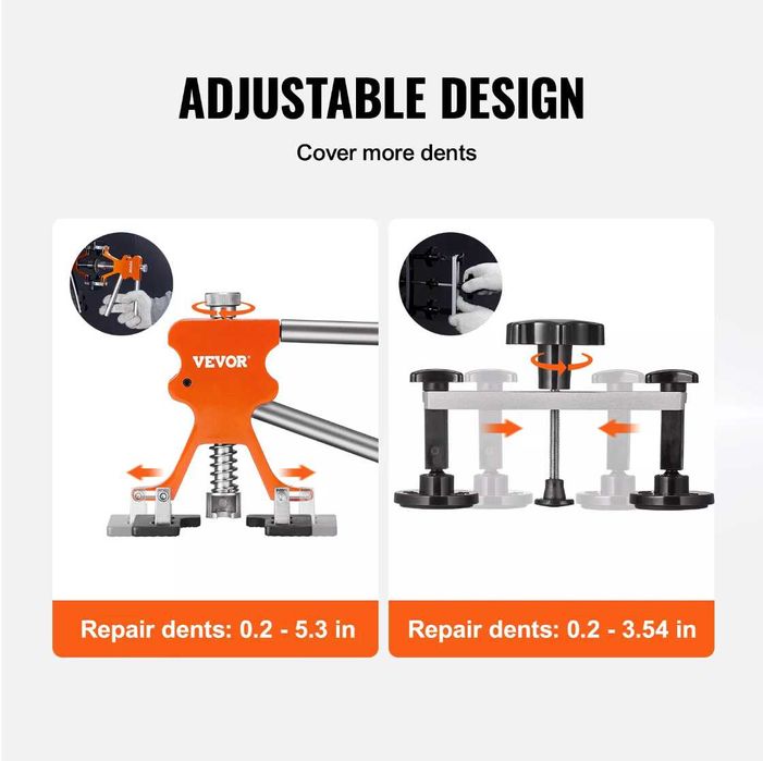 VEVOR PDR Комплект за изправяне на вдлъбнатини без кит и боя - 69 част