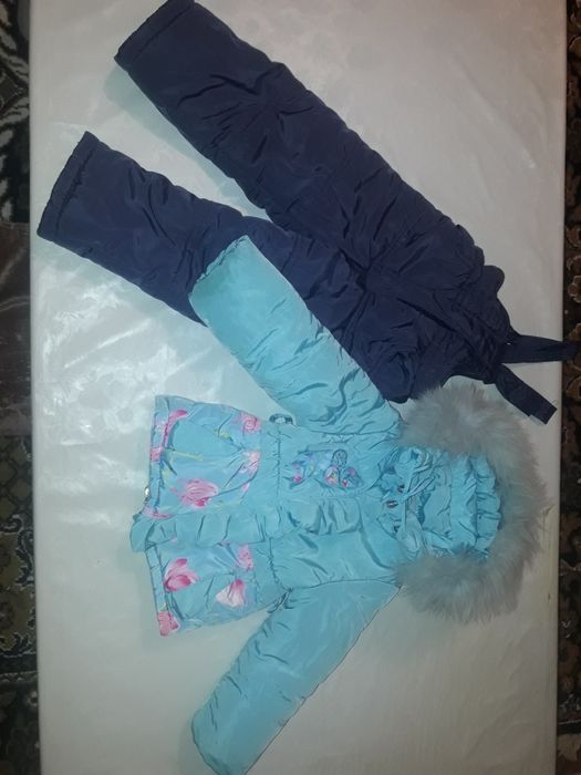 Детский Куртка зимный и бөрік