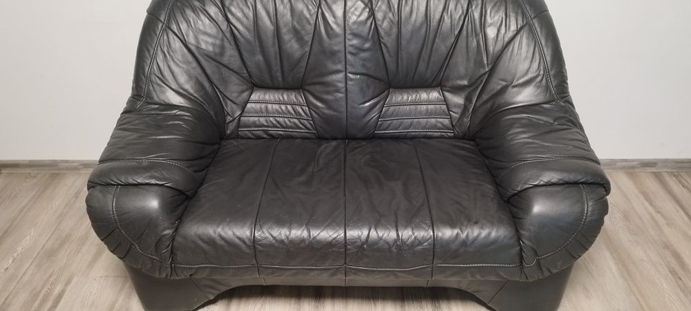 Кожен диван двойка и тройка