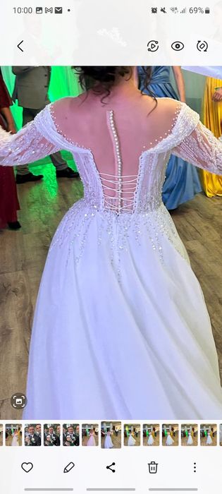 Rochie mireasa superba : mărime Xs-S