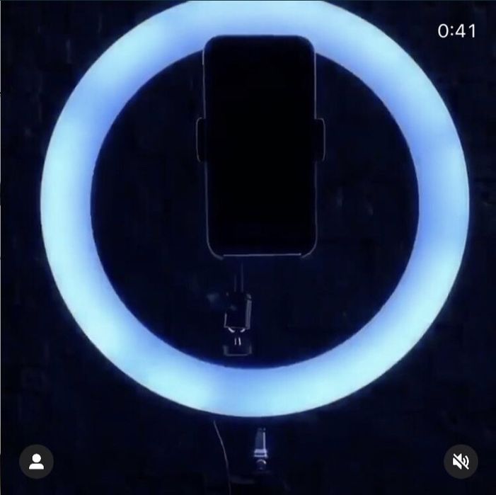 Кольцевая Лампа 26см с 2-метр штативом Новый Есть Каспи Ред