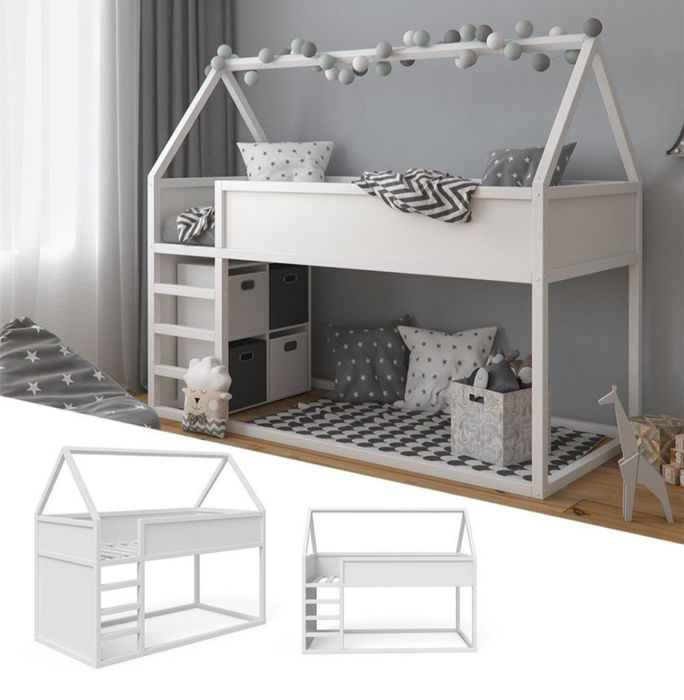 Детско легло монтесори тип къщичка