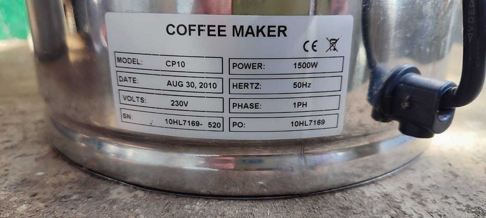 Cafee maker 10 l