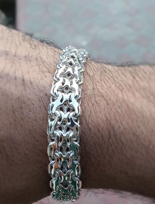 Браслет 2хручеек серебро 925пр