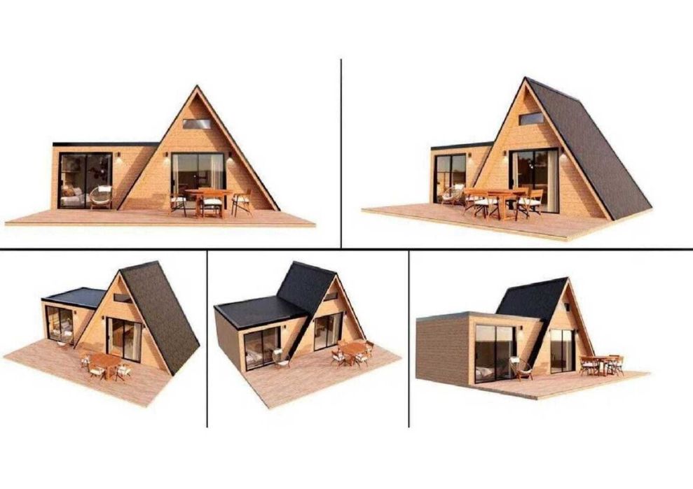 Къща, Бунгало, Сглобяеми къщи, Преместваеми, Модулни, Жилищни - 35м²