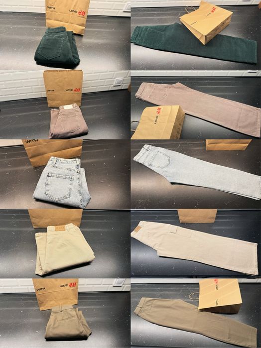 НОВИ МОДЕЛИ! Дънкови гащи панталони джинси дънки H&M LCW Tally Weijl