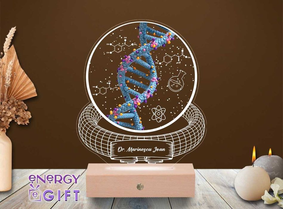 Lampa Led Personalizata – Chimist / Laborator