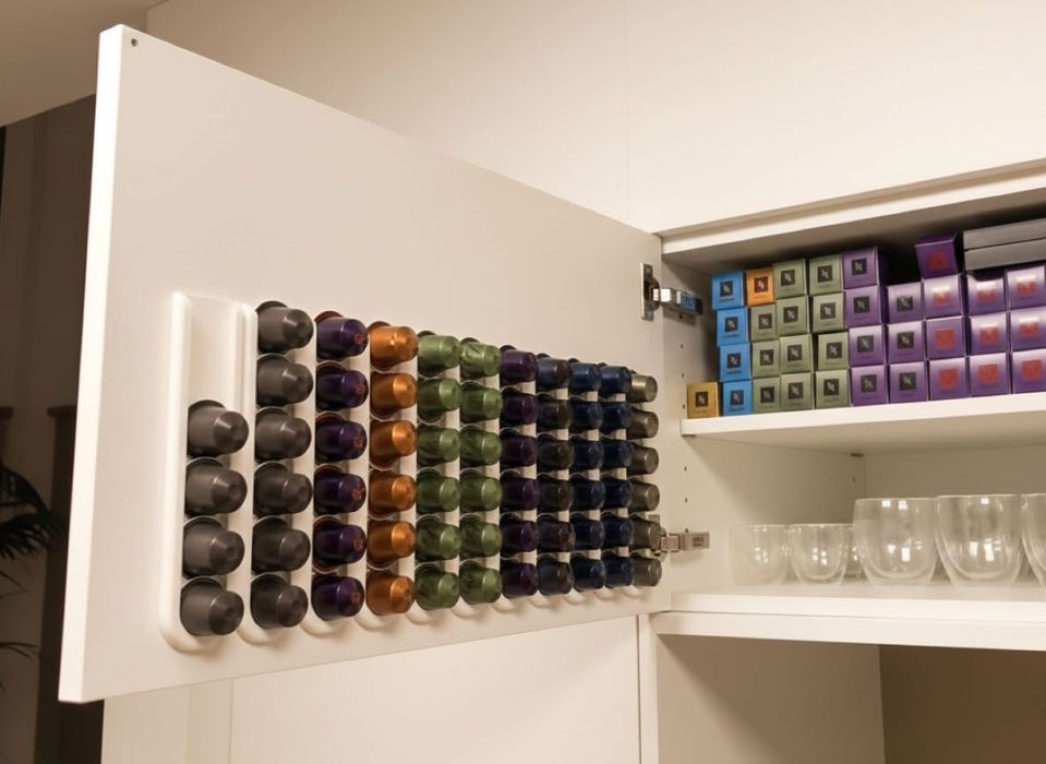 Suport Premium Capsule Nespresso – Organizator Espressor Design Modern