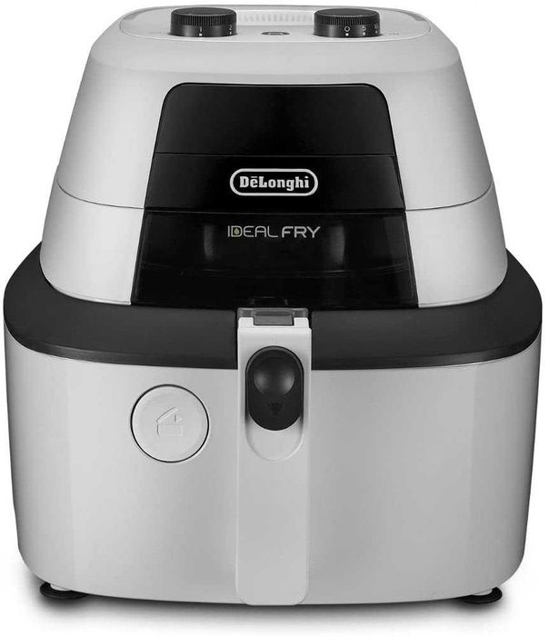 НОВ!!! Мултикукър De'Longhi IdealFry FH2133 с функция „4 в 1“, подходящ и за печене на хляб, 1600 W, бял