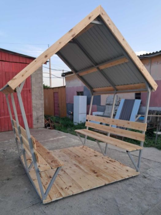 реализуем беседку дачную