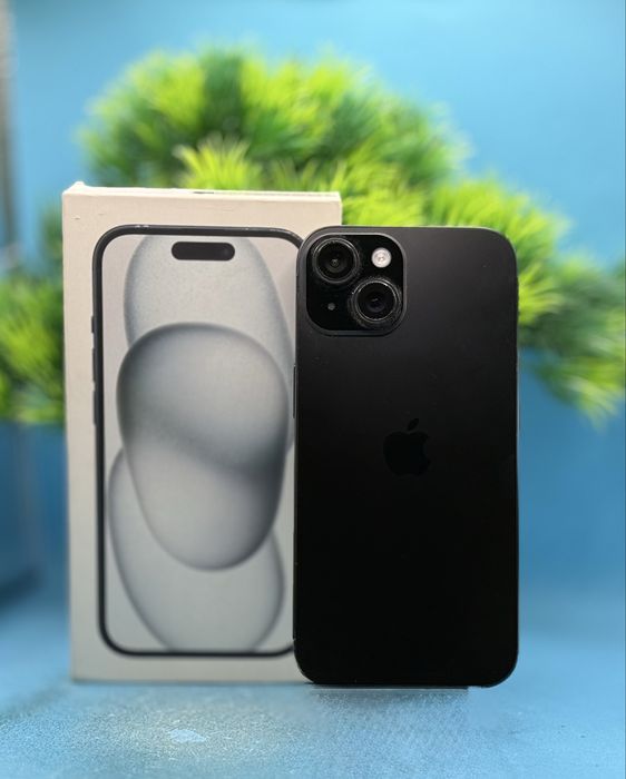 ГАРАНЦИОНЕН!!! Apple iPhone 15, 256GB, 5G, Black