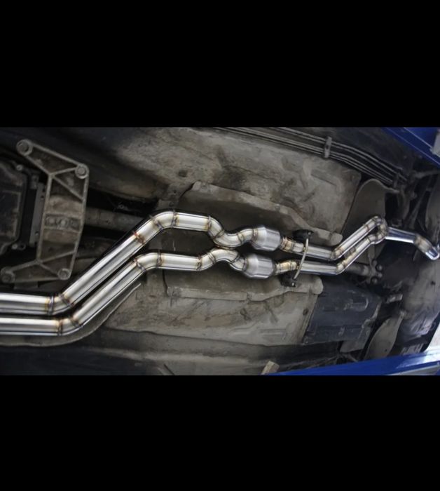 Выхлоп БМВ сварка