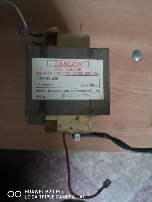 Traf cuptor cu microunde. Garanție.