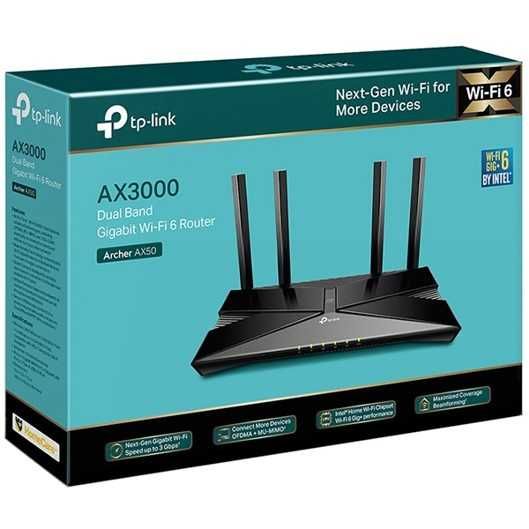 Router Wireless TP-LINK Archer AX50, Wi-Fi 6