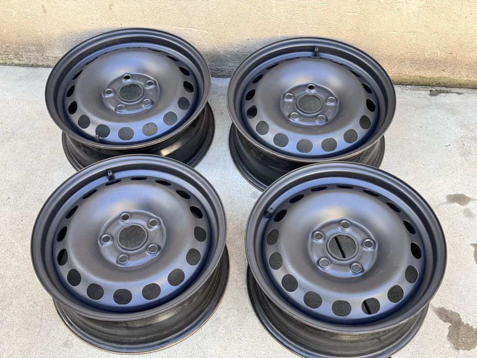 4бр железни VW Skoda Seat 15цола