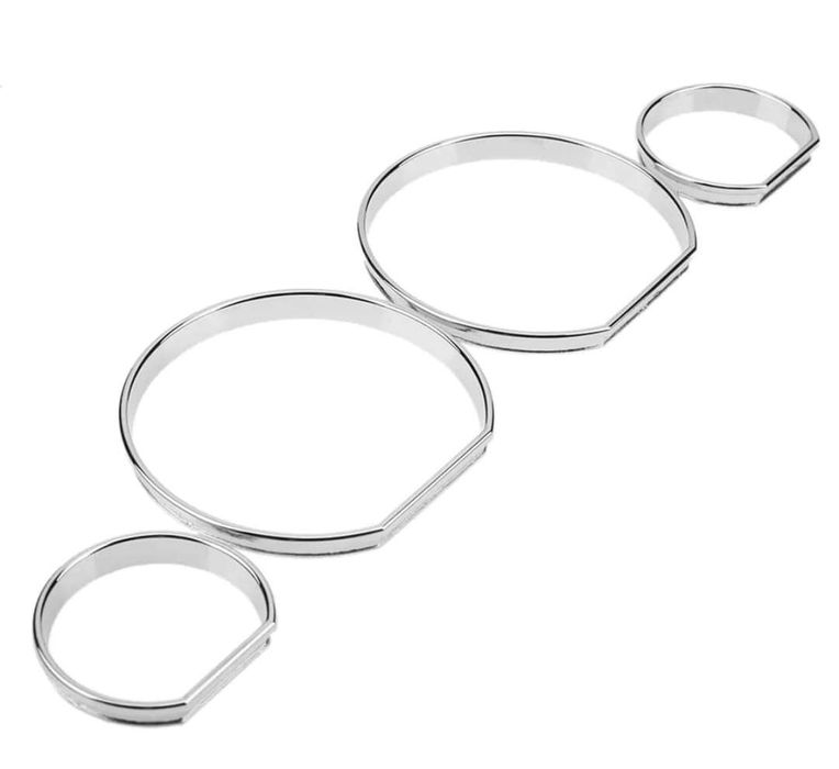 Нови Хромирани Рингове за табло / километраж BMW е38 е39 E46, X5 е53