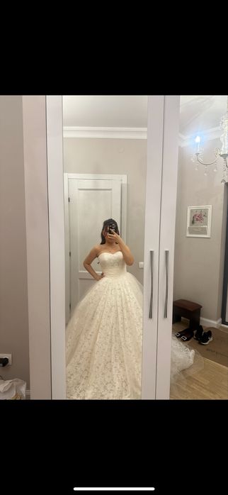 Свадебное платье кружевное