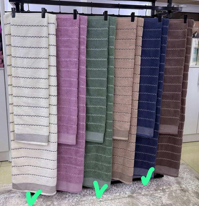 Полотенца банные и лицевые