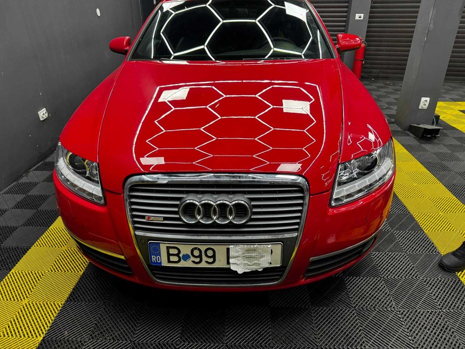 Faruri Audi A6 C6 4F Xenon LED conversie la facelift cu DRL