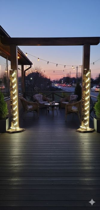 Stâlpi iluminat lampadar detașa felinar torță coloana iluminata cu bec