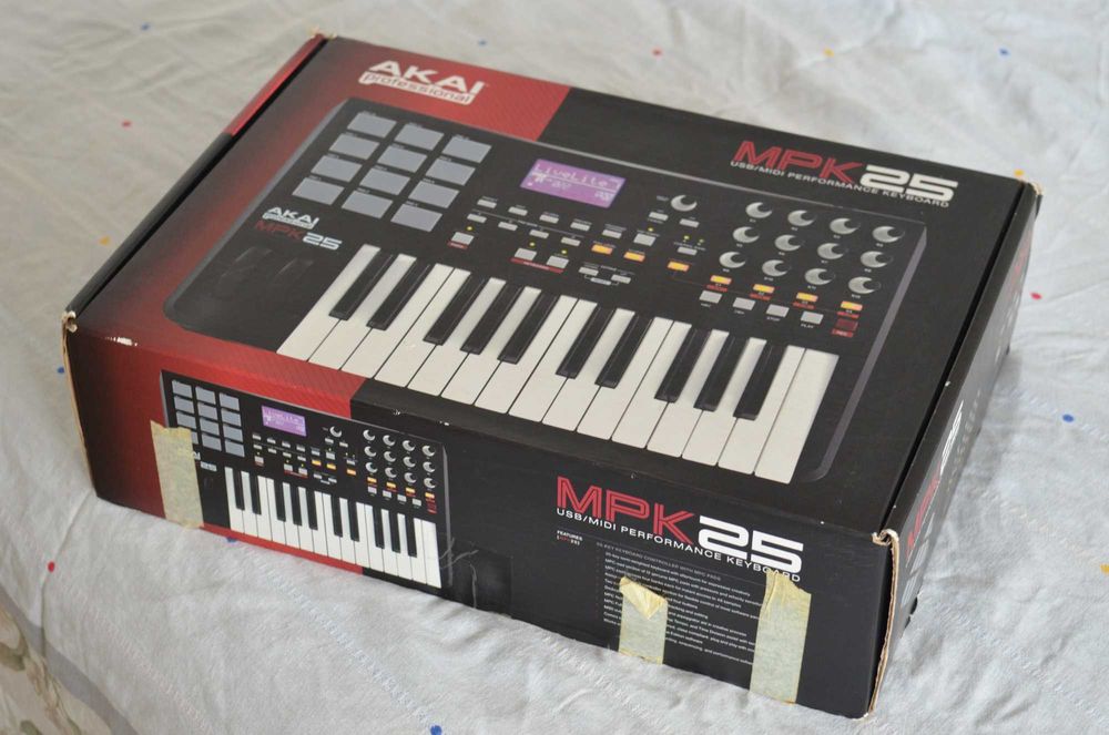 AKAI MPK25 professional usb/midi keyboard [ca nou / mint,near-mint]