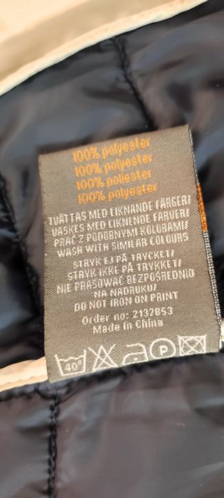 Унисекс олекотено яке, голям размер,, ново, синьо