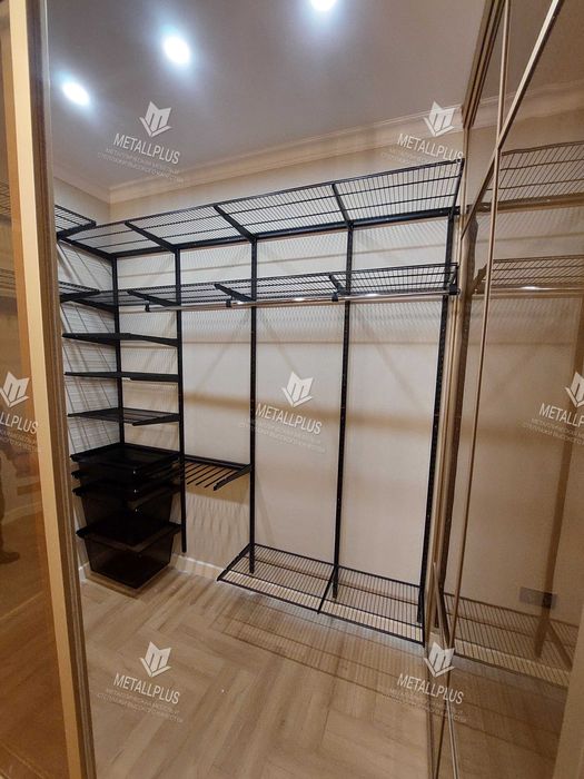 Металлические гардеробные под размеры. Бесплатный проект.