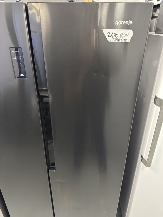 Frigider Side by Side Gorenje NRS918EMB