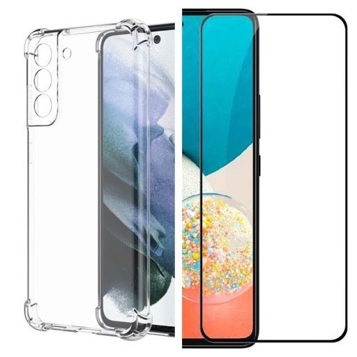 Samsung S21/S23/S24 FE Pack 360 Husa Silicon Anti Soc + Folie Sticla