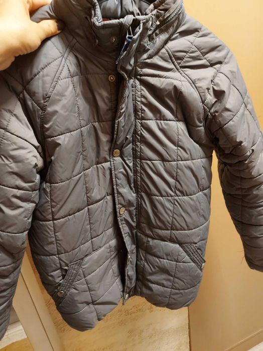 Детско-юношеско яке в сив цвят