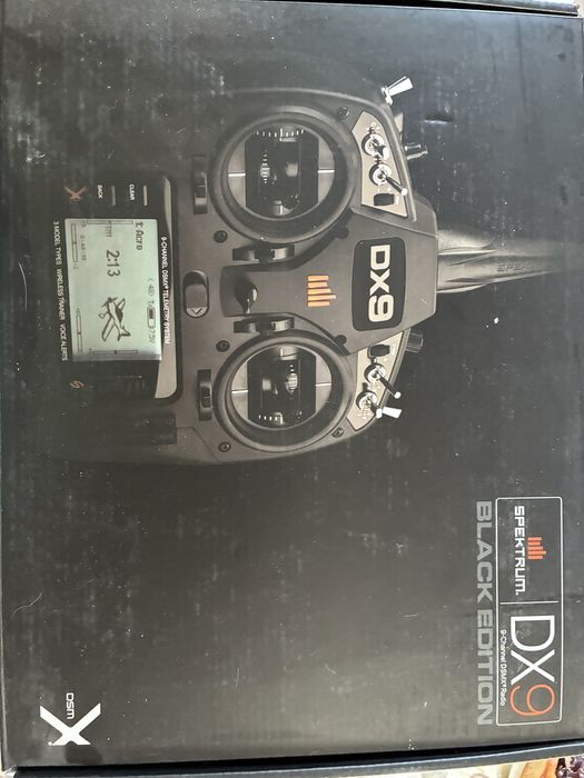 Radiocomandă Spektrum DX9 Black Edition - 9 Canale DSMX (Mode 2) / Cutie completă