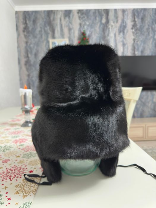 Норковая шапка ушанка