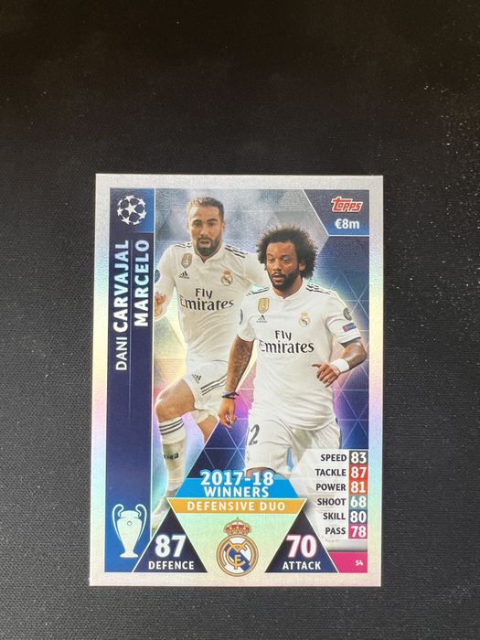 Cartonase match attax 2018/19 neymar/mbappe etc champions league
