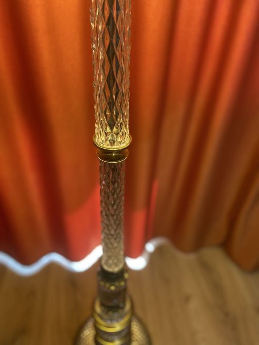 Lampadar din cristal si bronz -180 cm / pret bucata