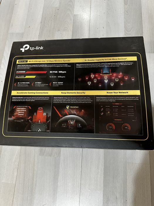 Wireless router Wi-Fi 6 tp-link AX11000