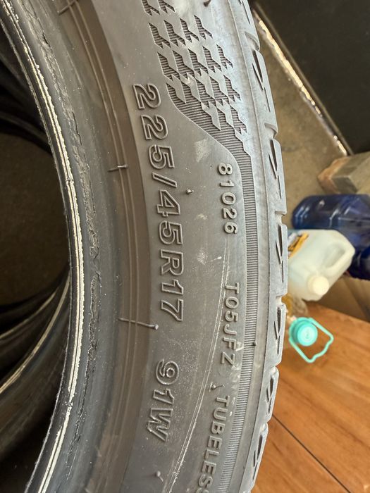 225.45.17 vara bridgestone - 7 mm - 2023 ‼️