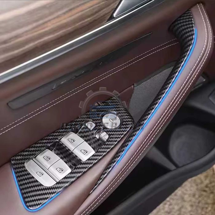 Комплект кожени капачета за BMW 5 серия G30 G31 G38 M5 F90, мока, 4бр