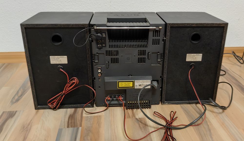 Sistem audio Sony HCDH55 combina audio radio casetofon CD Sony anii 90