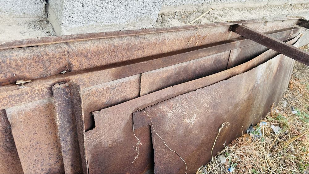 Железные листы толстостенные