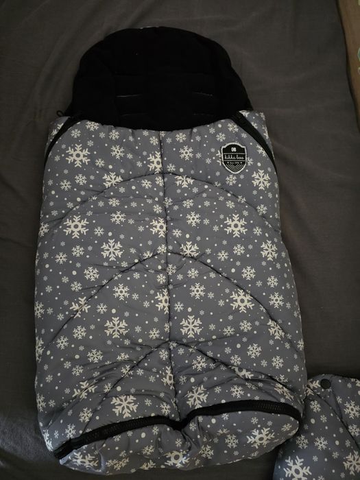 KIKKA BOO Чувалче за количка сиво