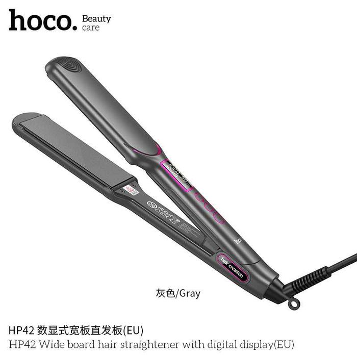 Hoco HP42 Выпрямитель для Волос с Широкой Доской и дисплеем EN Dyson