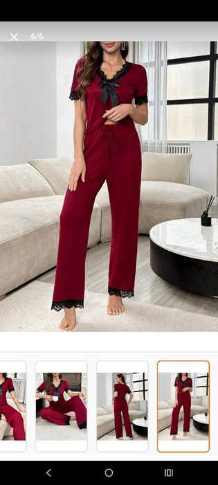 Pijamale dama bumbac