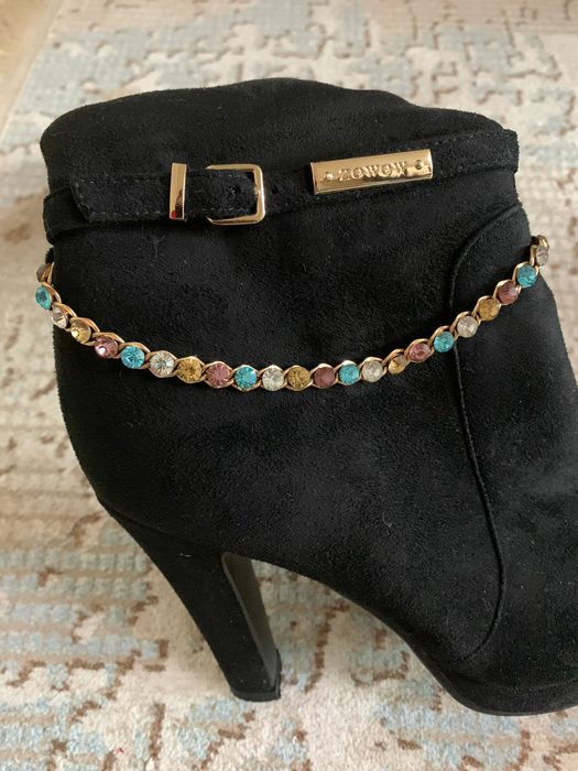 Зимние замшевые сапоги